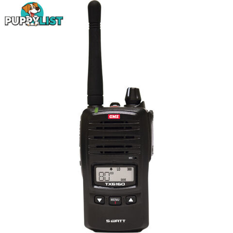 TX6160X 5W UHF IP67 CB HANDHELD GME BASE MODEL