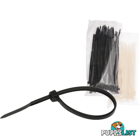 CT100BK 100MM CABLE TIE 100PK BLACK - 100 PACK