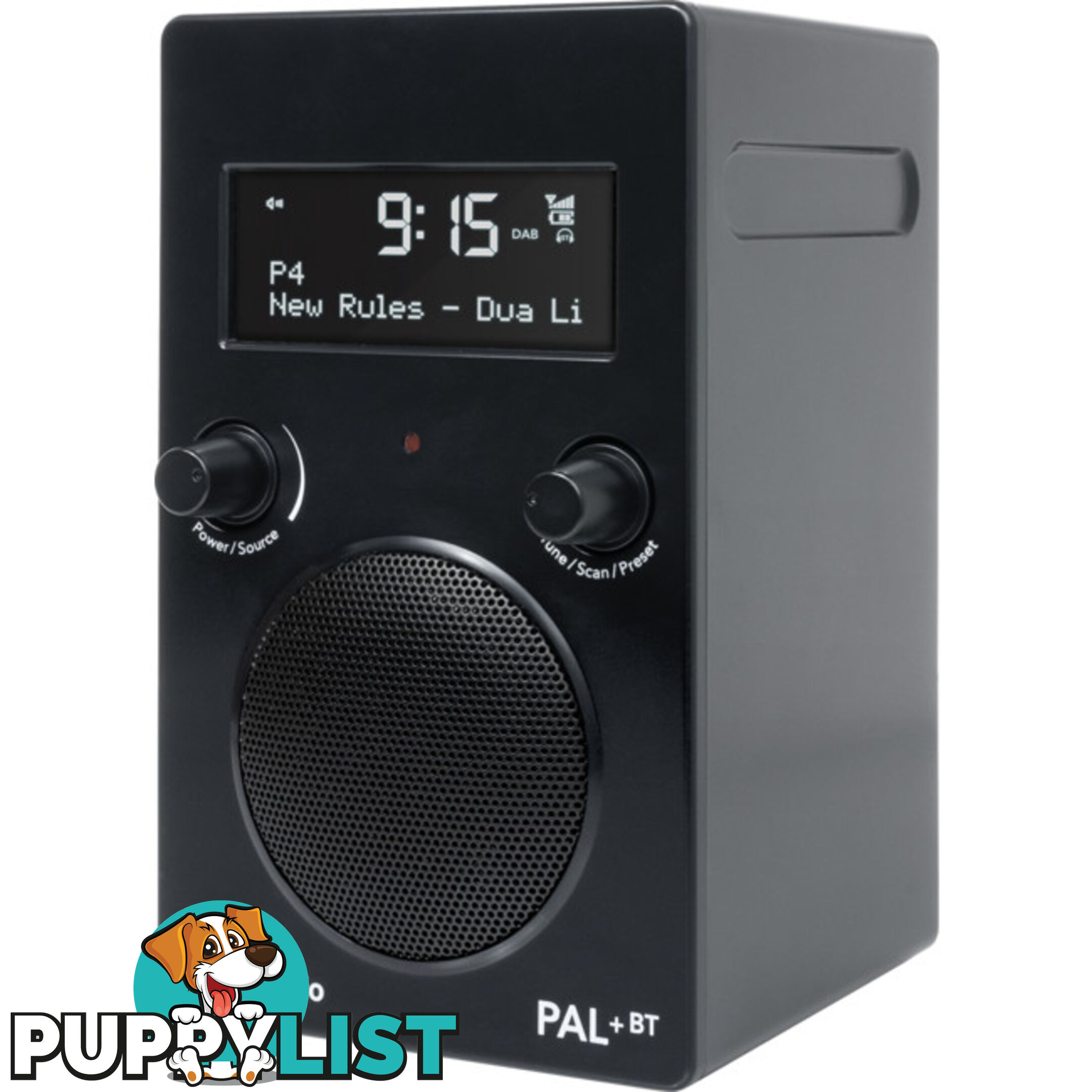 PAL+BT-BLK BLUETOOTH- DAB+ - FM PORTABLE RADIO - BLACK