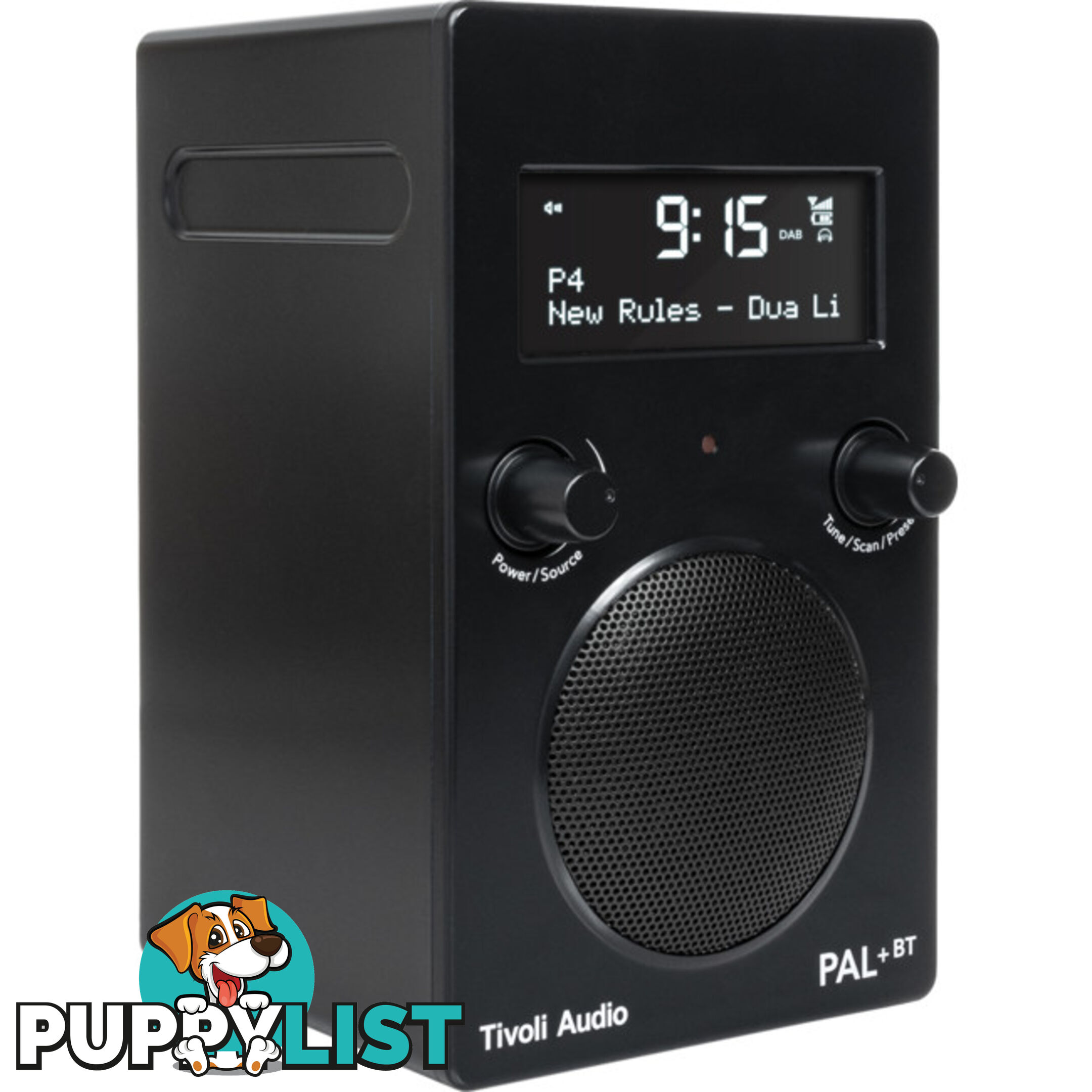 PAL+BT-BLK BLUETOOTH- DAB+ - FM PORTABLE RADIO - BLACK