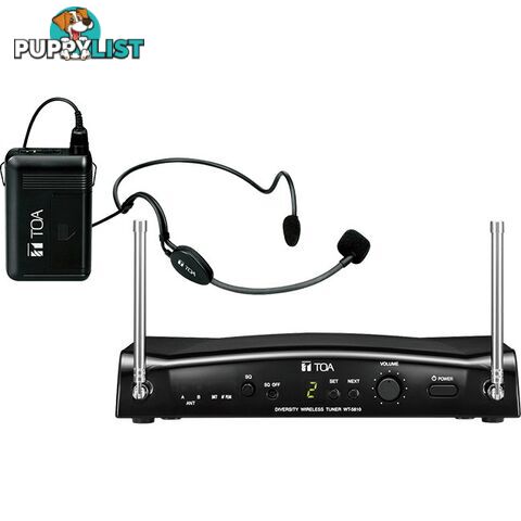 WS5325HF01AS WIRELESS HEADSET MICROPHONE KIT TOA