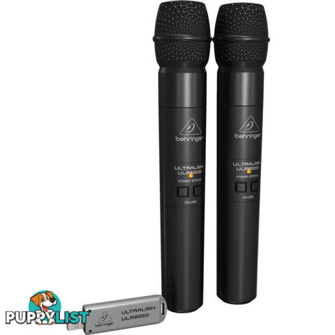 ULM202USB 2 HANDHELD 2.4GHZ MICROPHONES AND DUAL BAND USB RECEIVER