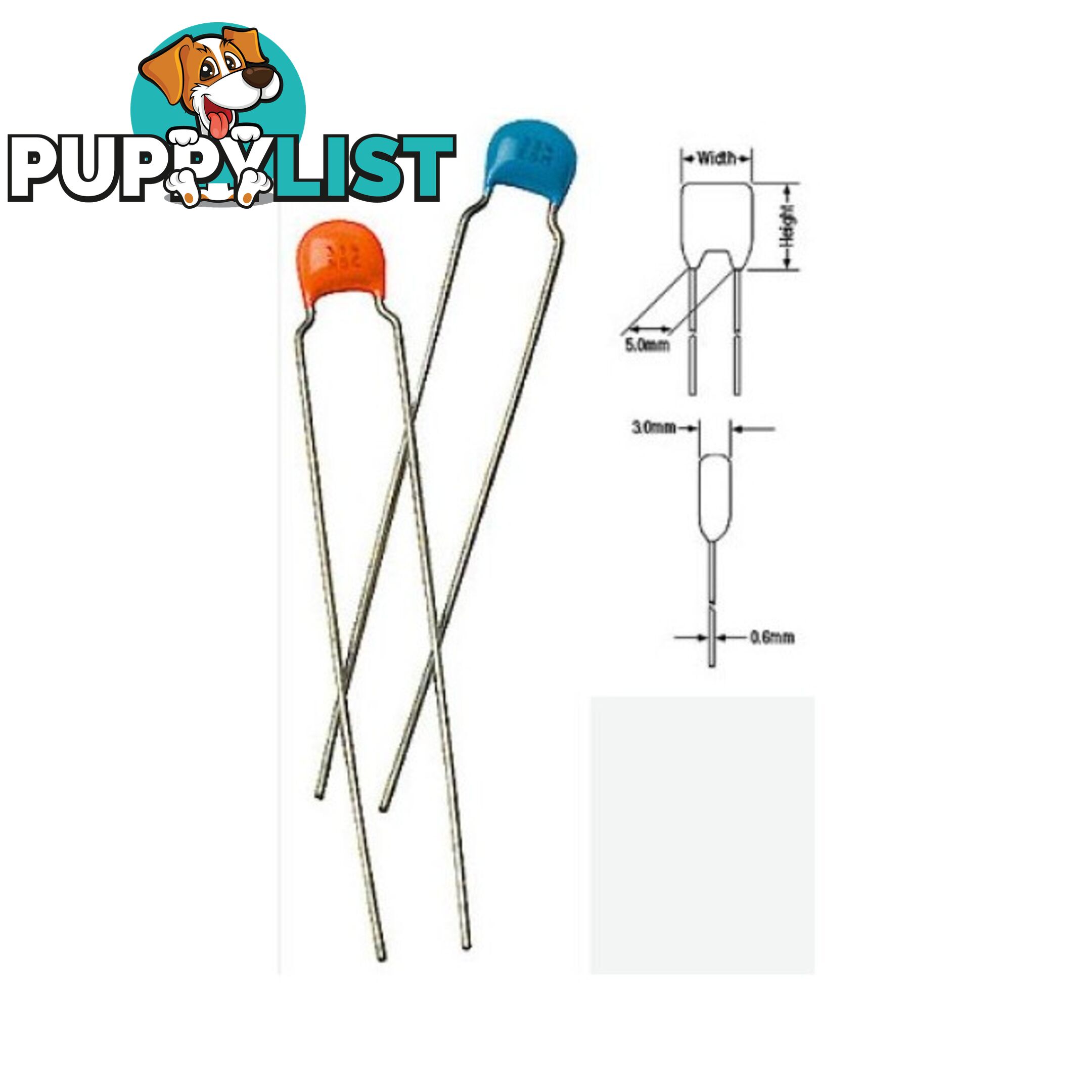 CM.0022-50 .0022 50V MONOLITHIC CERAMIC CAPACITOR