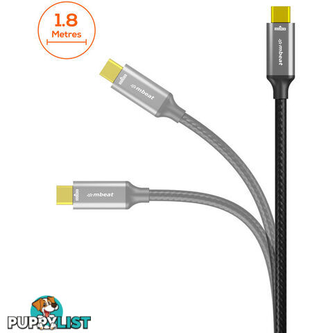 LC8022 1.8M USB-C TO HDMI CABLE 8K TOUGH LINK