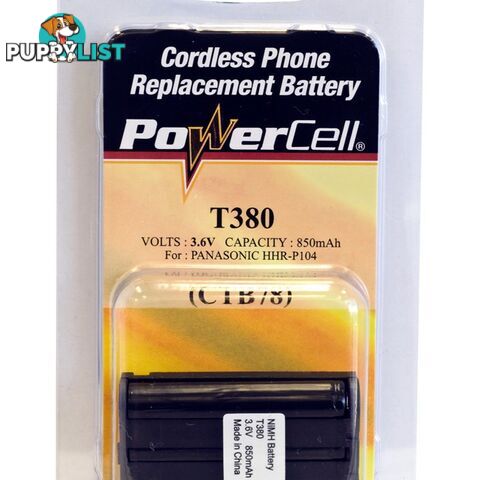 CTB78 3.6V NIMH 850MAH PHONE BATTERY REPLACES PANASONIC HHRP104