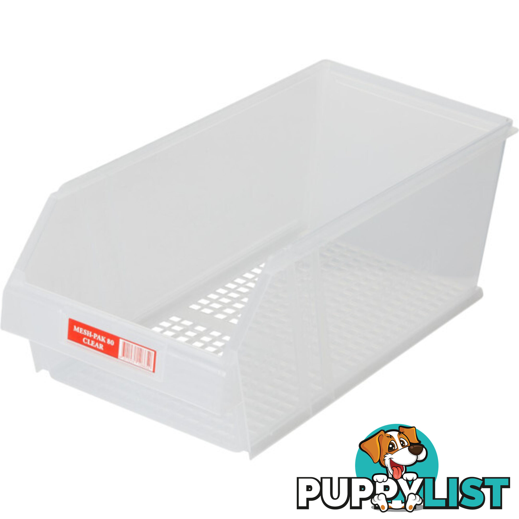 MESHPAK80CL LARGE PARTS DRAWER CLEAR MESH BOTTOM