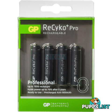 GP4AARECYPRO RECYKO AA 4PK PRO BATTERY 2000MAH