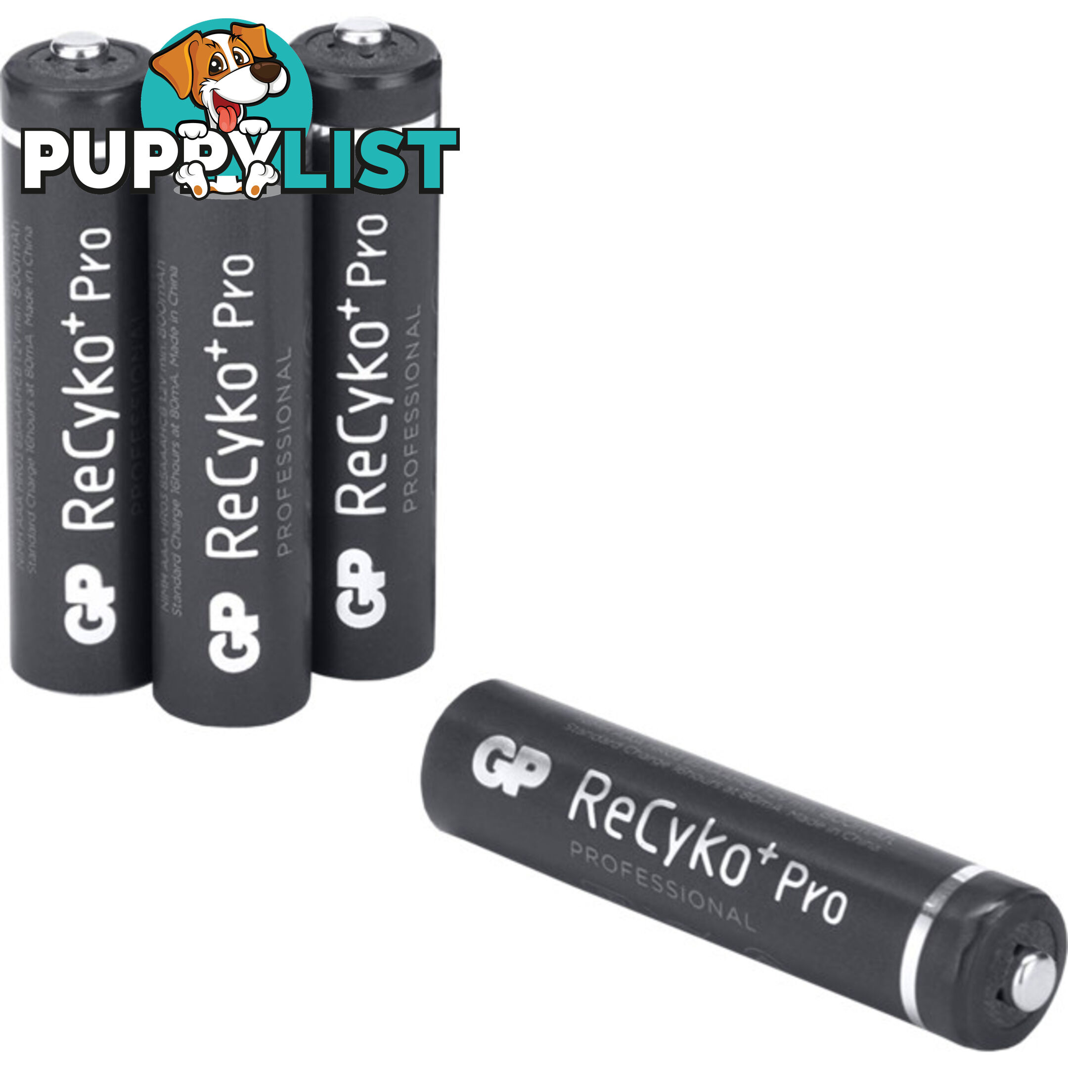 GP4AARECYPRO RECYKO AA 4PK PRO BATTERY 2000MAH