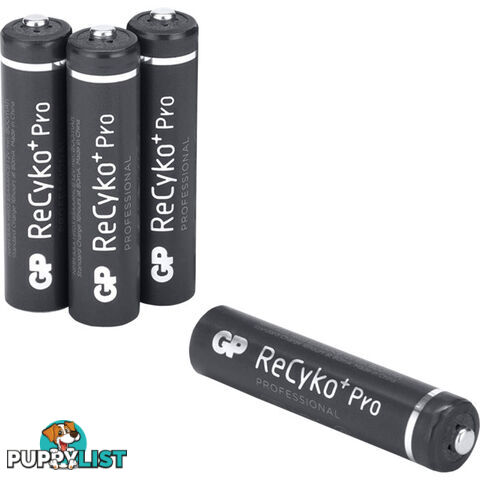 GP4AARECYPRO RECYKO AA 4PK PRO BATTERY 2000MAH