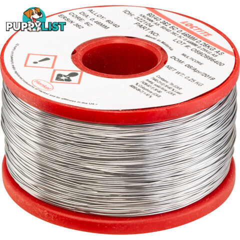 MC076 60/40 250G 0.46MM SOLDER 60% TIN, 40% LEAD - MULTICORE