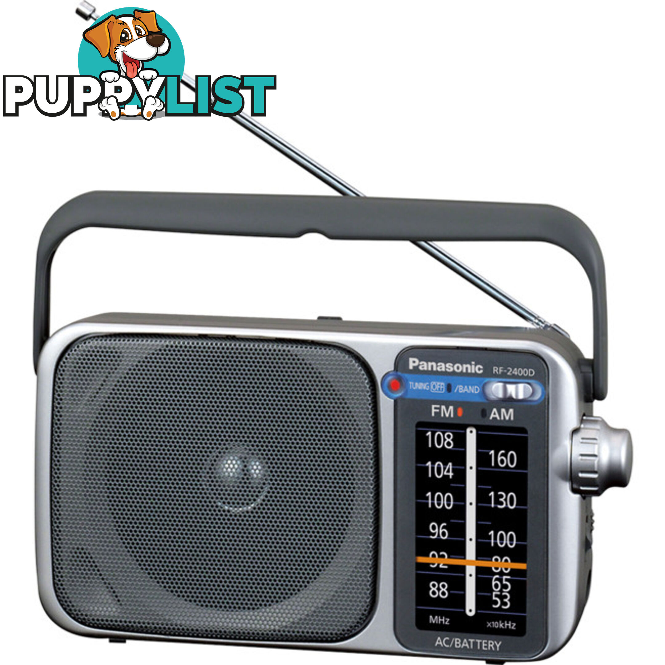 RF2400D AM/ FM PORTABLE RADIO AC/ DC PANASONIC