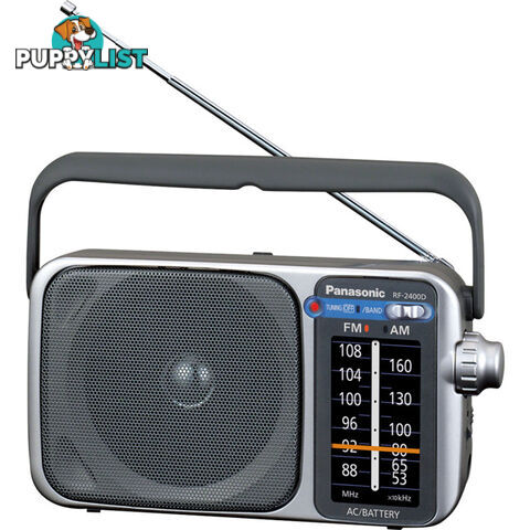 RF2400D AM/ FM PORTABLE RADIO AC/ DC PANASONIC