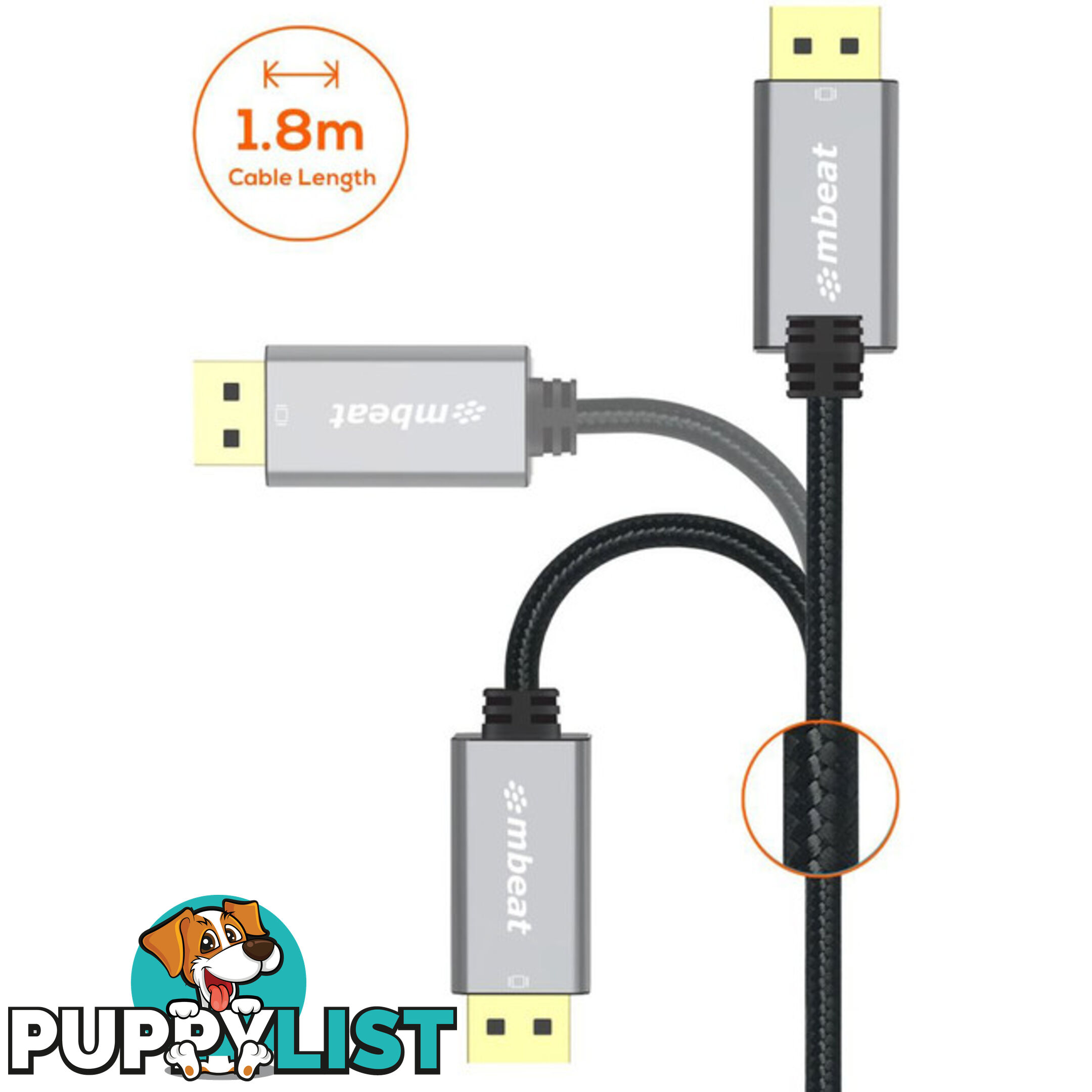 LC7980 1.8M DISPLAY PORT TO HDMI 4K TOUGHLINK