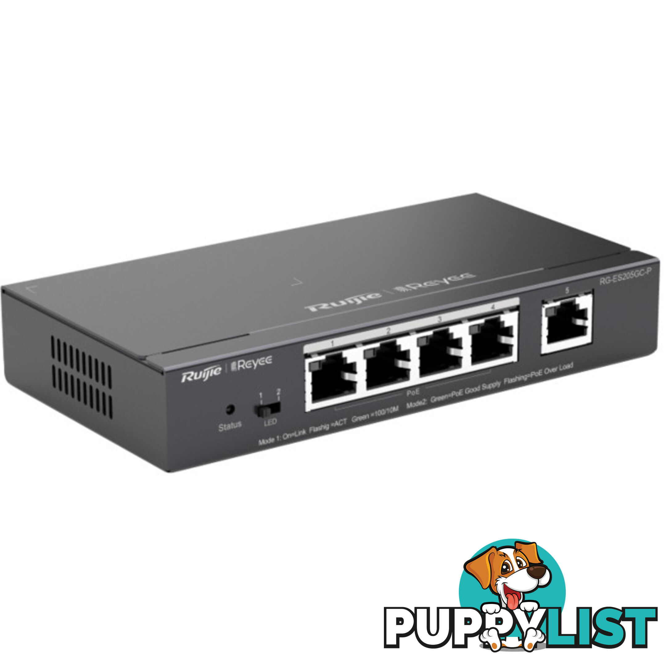 ES205GC-P 5 PORT GIGABIT SMART CLOUD MANAGED POE SWITCH