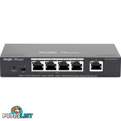 ES205GC-P 5 PORT GIGABIT SMART CLOUD MANAGED POE SWITCH