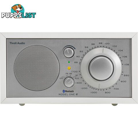 M1BTWHT MODEL ONE BT/AM/FM TABLE RADIO WHITE / SILVER - TIVOLI AUDIO