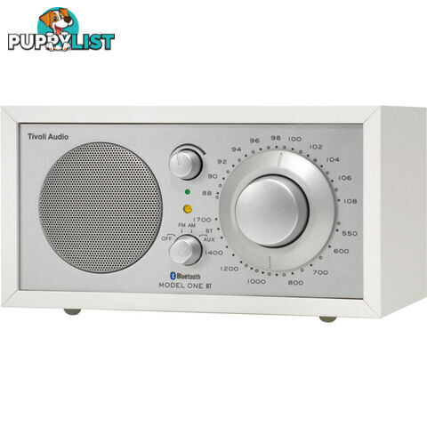 M1BTWHT MODEL ONE BT/AM/FM TABLE RADIO WHITE / SILVER - TIVOLI AUDIO