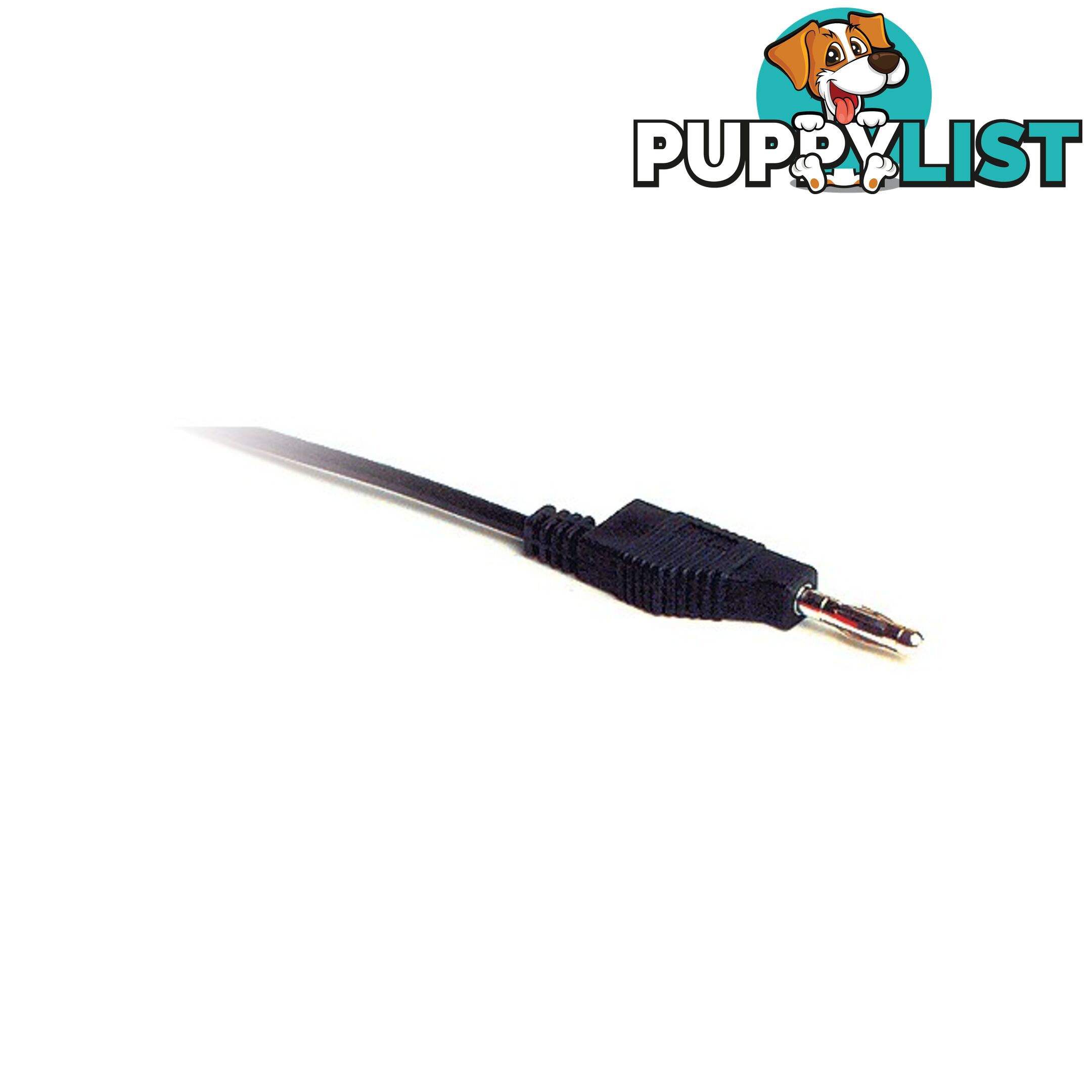 SML100BLK 1M BLACK BANANA TEST LEAD SILIVOLT SILICON