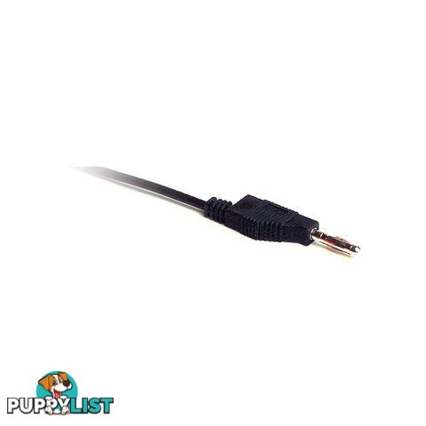 SML100BLK 1M BLACK BANANA TEST LEAD SILIVOLT SILICON