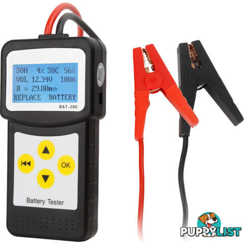 MICRO280 DIGITAL CAR BATTERY TESTER MINIMUM 30AH BATTERY CRANKING CHARGING TEST