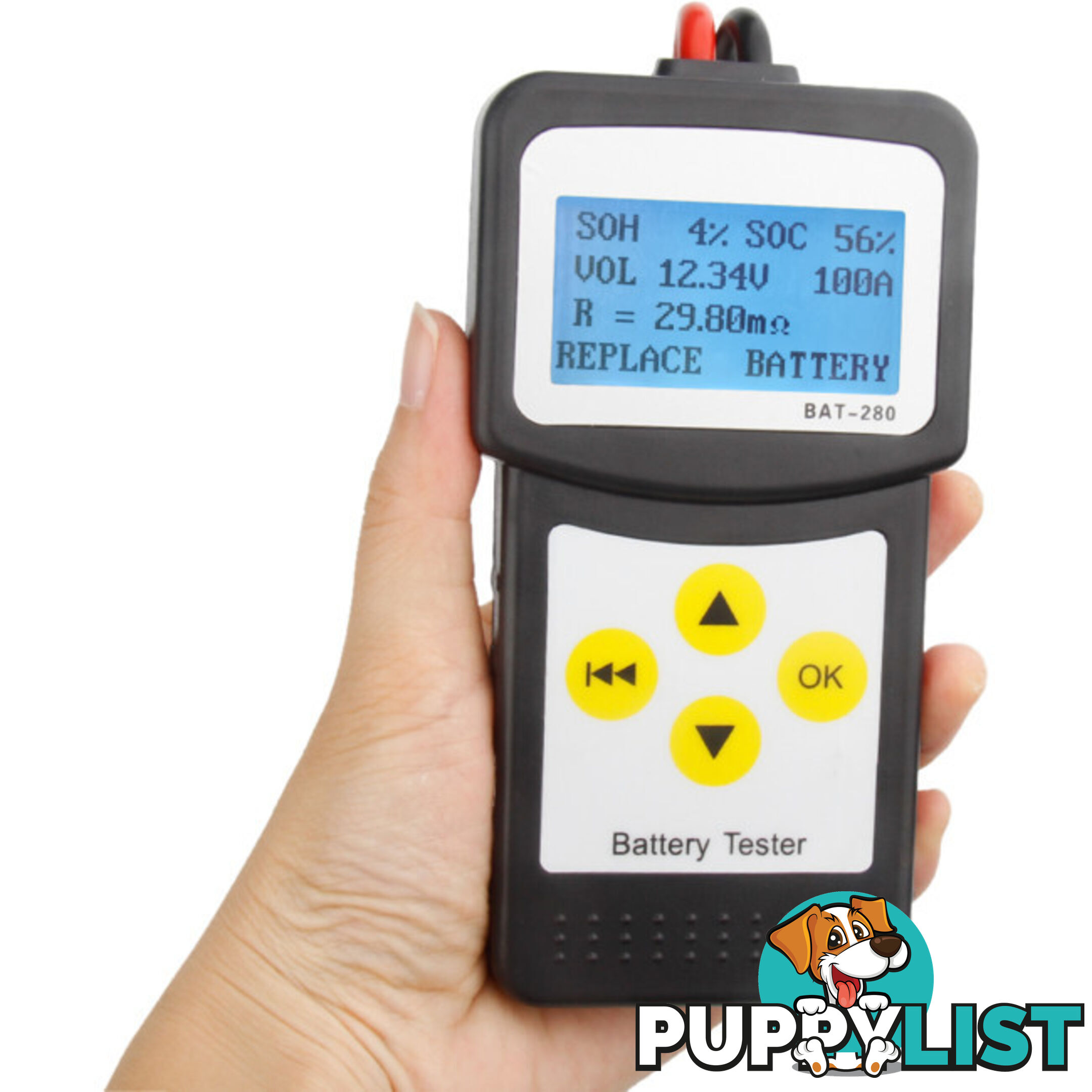 MICRO280 DIGITAL CAR BATTERY TESTER MINIMUM 30AH BATTERY CRANKING CHARGING TEST