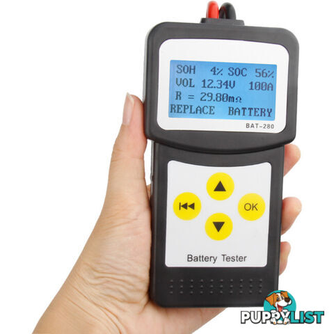 MICRO280 DIGITAL CAR BATTERY TESTER MINIMUM 30AH BATTERY CRANKING CHARGING TEST