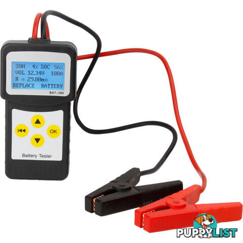 MICRO280 DIGITAL CAR BATTERY TESTER MINIMUM 30AH BATTERY CRANKING CHARGING TEST