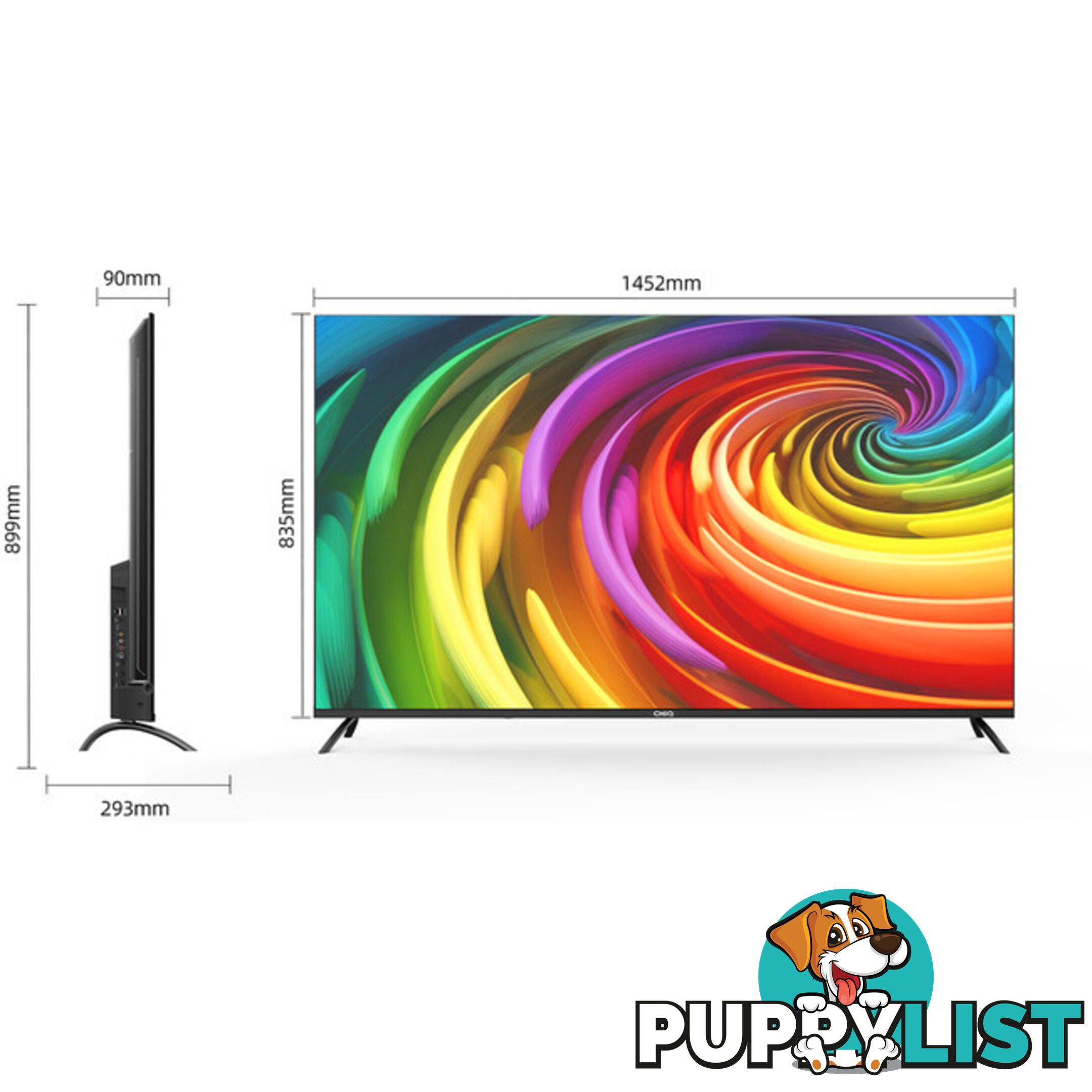 U65G7PG 65" LED 4K UHD GOOGLE TV FRAMELESS