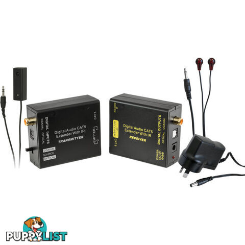 PRO1362D DIGITAL AUDIO CAT5E/6 EXTENDER WITH IR KITS TOSLINK AND COAX