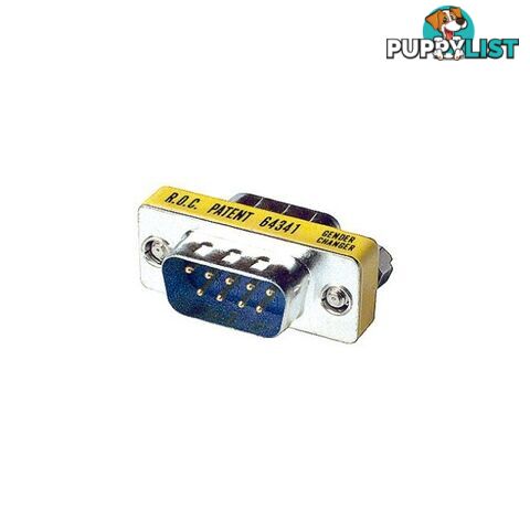 PJ6609 DB9 PIN PLUG TO PLUG GENDER CHANGER BENDER