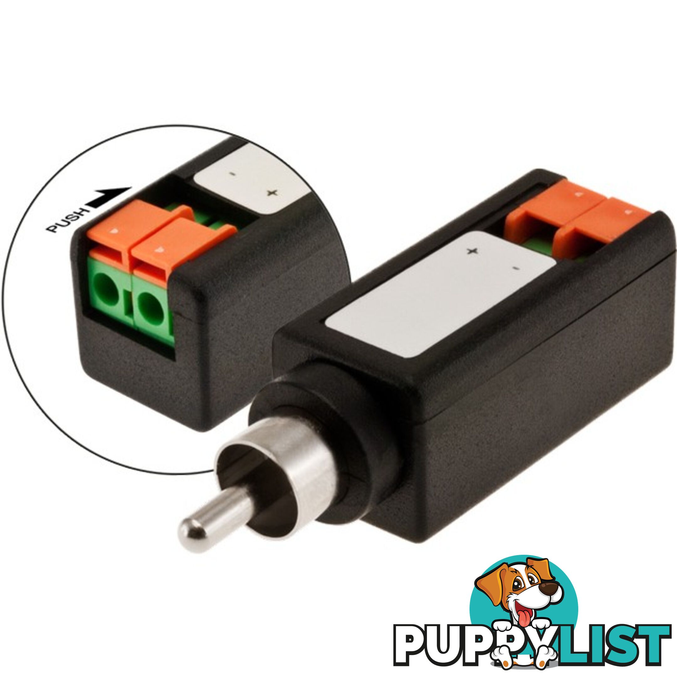 PD2920 RCA PLUG PRESS TERMINATION PUSH PINS PIN