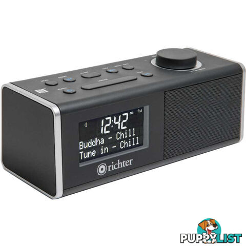 RR40BLK DIGITAL DAB+ ALARM CLOCK RADIO BLACK BLUETOOTH/ NFC RICHTER