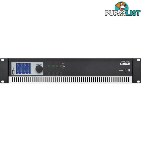 PMQ480 4 CH 100V POWER AMP - 4X 480W WAVE DYNAMICS DSP -2RU - RS232