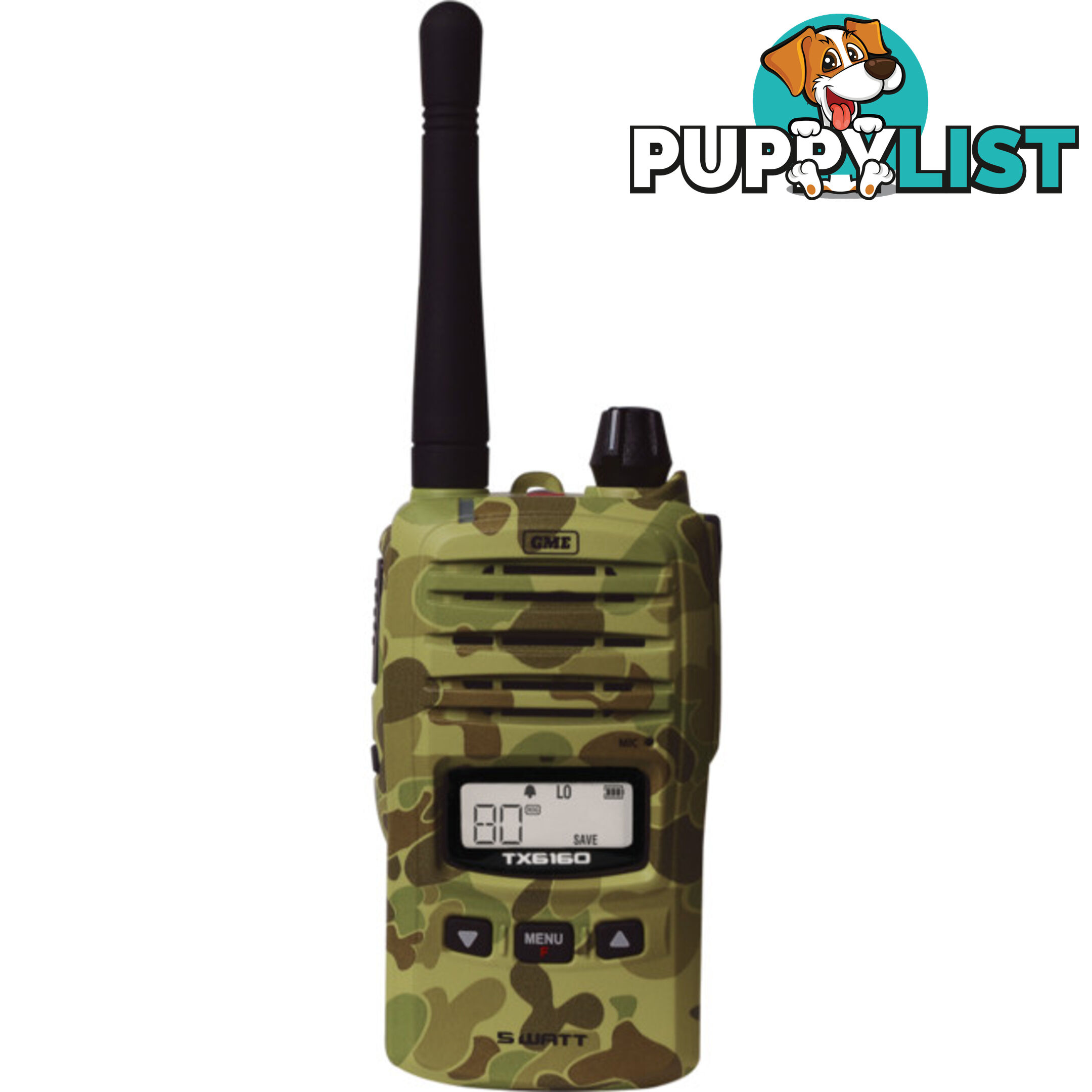 TX6160XCAMO 5W UHF IP67 CB HANDHELD GME LIMITED EDITION CAMOUFLAGE