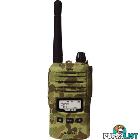 TX6160XCAMO 5W UHF IP67 CB HANDHELD GME LIMITED EDITION CAMOUFLAGE