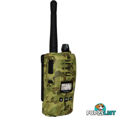 TX6160XCAMO 5W UHF IP67 CB HANDHELD GME LIMITED EDITION CAMOUFLAGE