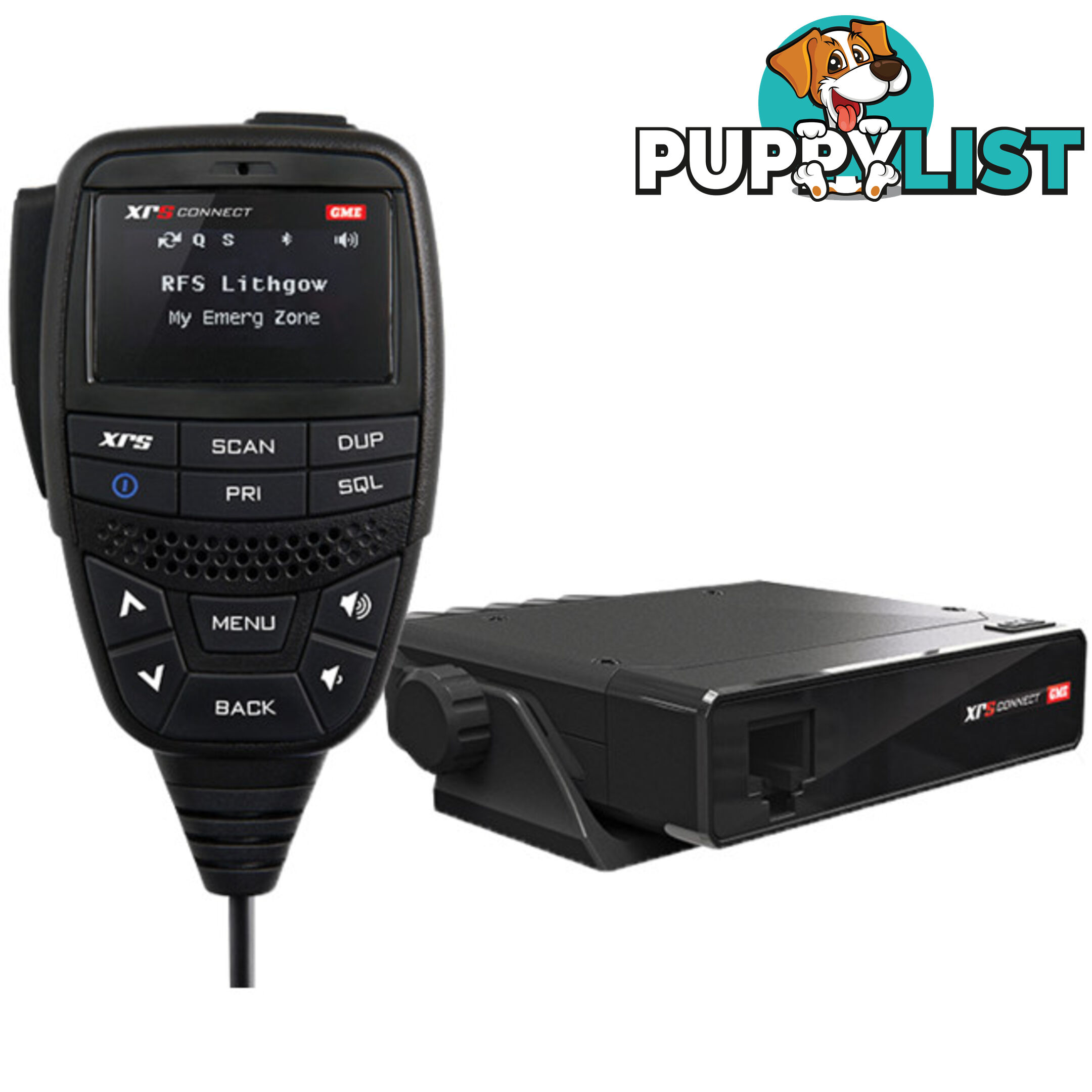 XRS330C 80CH SUPER COMPACT UHF RADIO WITH XRS CONNECT - GME