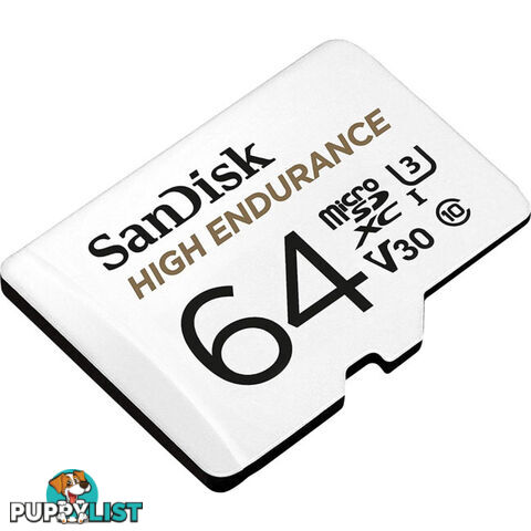 MSD64HE 64G MICRO SD CARD HIGH ENDURANCE 100MB SD ADAPTER