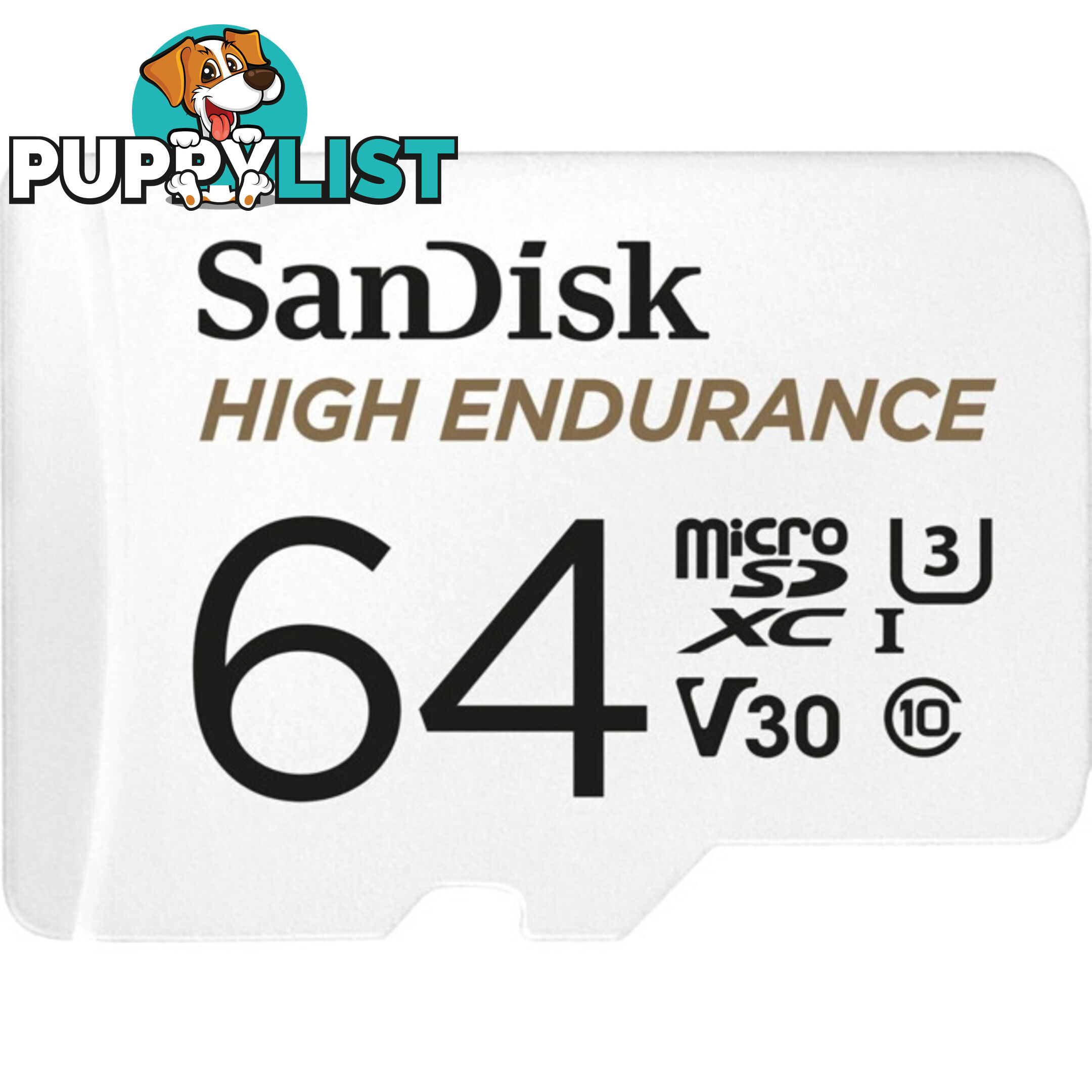 MSD64HE 64G MICRO SD CARD HIGH ENDURANCE 100MB SD ADAPTER