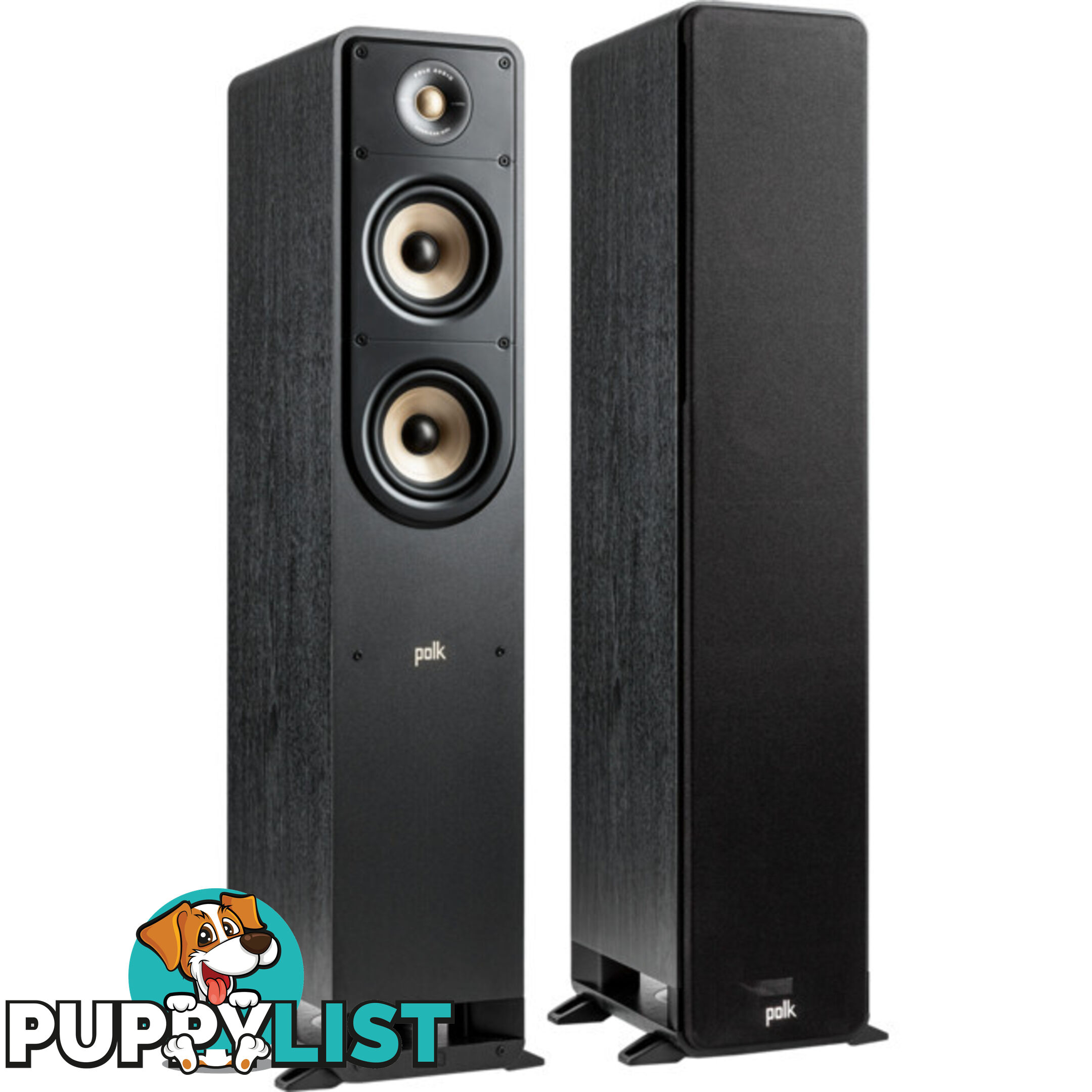 ES50BK SIGNATURE ELITE FLOOR STANDING SPEAKERS 2.5 WAY PAIR - BLACK