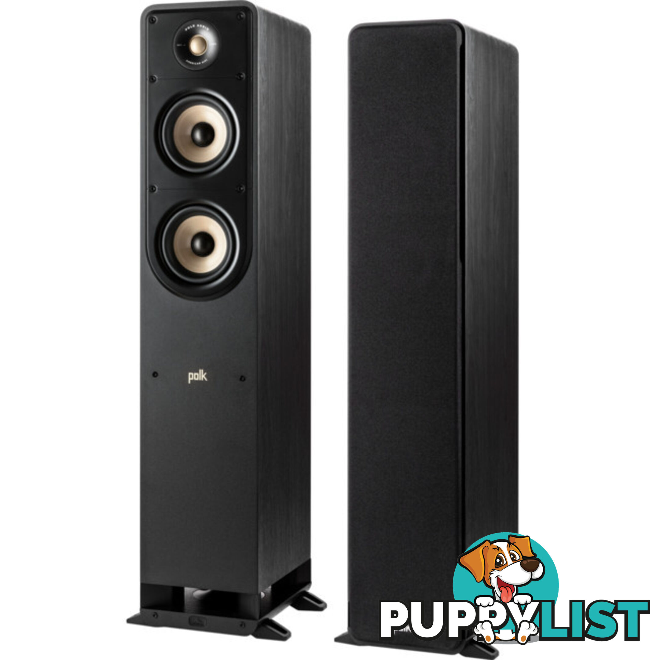 ES50BK SIGNATURE ELITE FLOOR STANDING SPEAKERS 2.5 WAY PAIR - BLACK