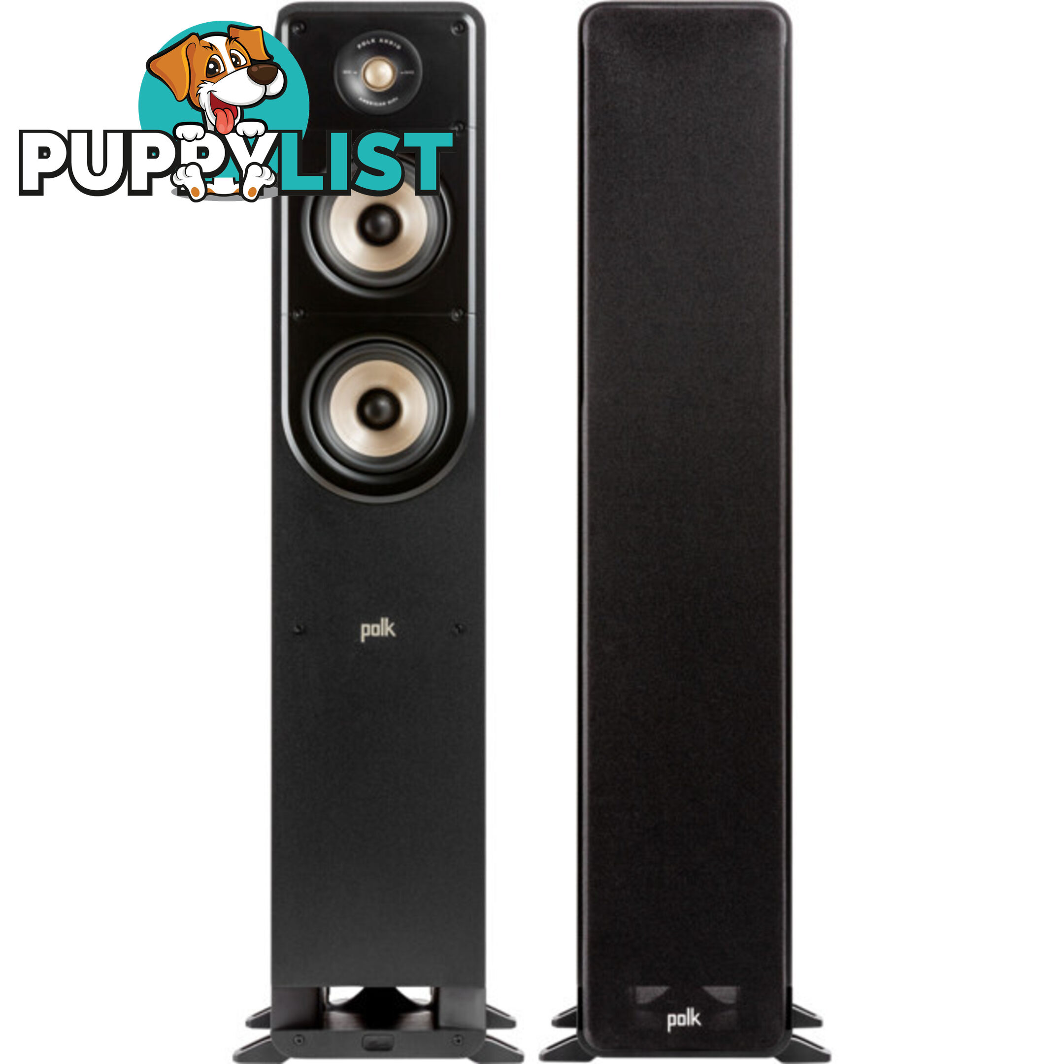 ES50BK SIGNATURE ELITE FLOOR STANDING SPEAKERS 2.5 WAY PAIR - BLACK