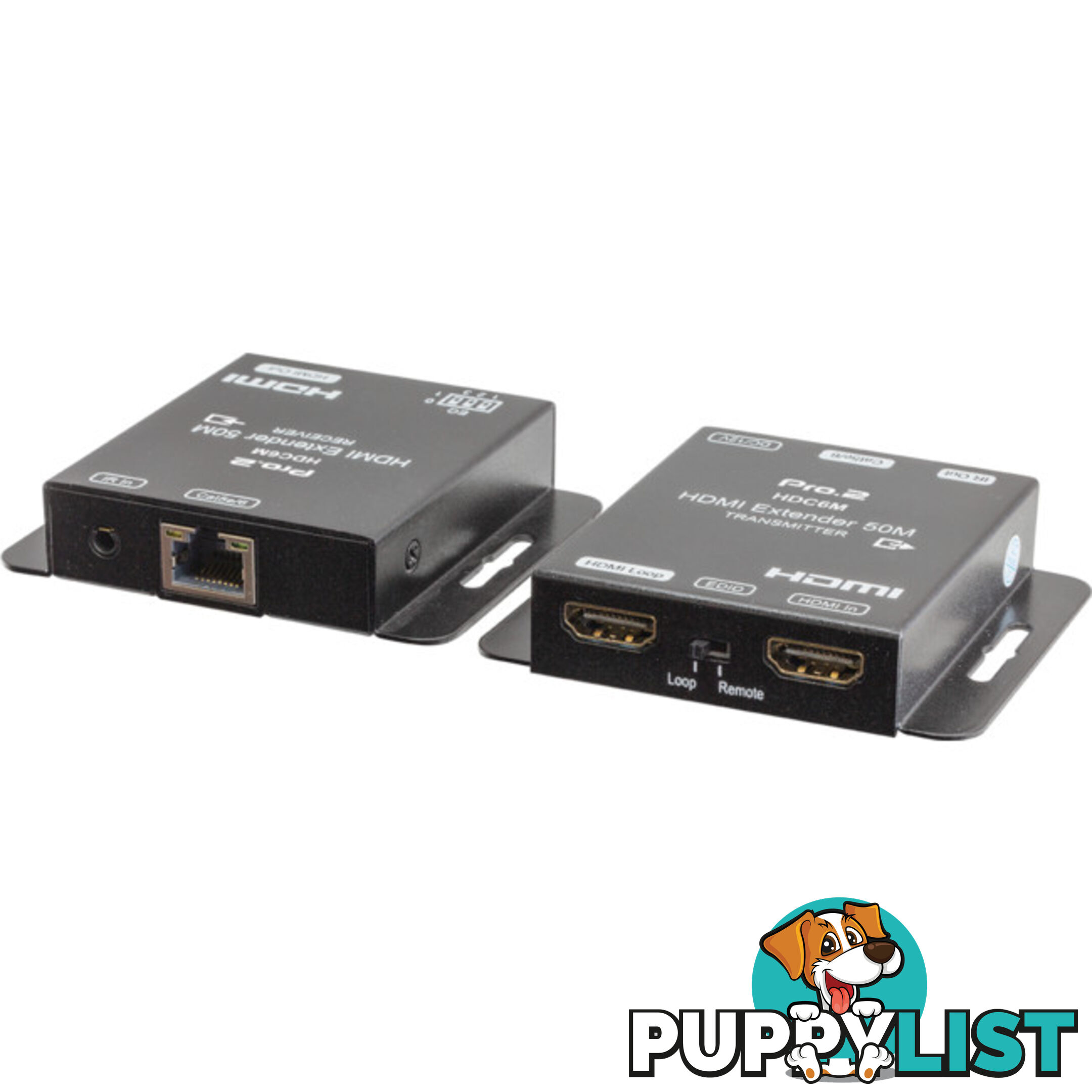 HDC6M HDMI OVER CAT6 EXTENDER [50M] 1080P LOOPOUTEDID POC