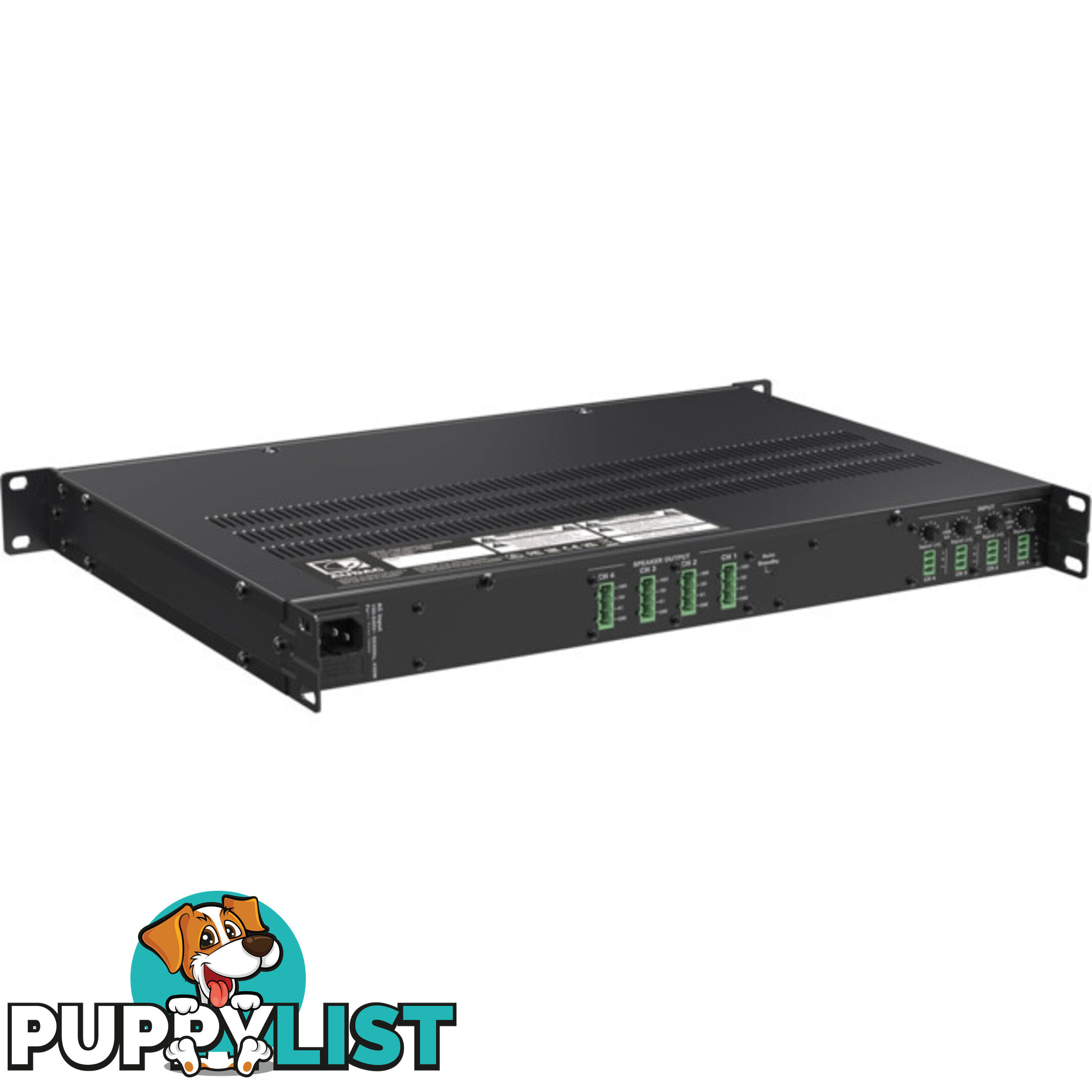 CEP408 4 CHANNEL ENERGY EFFICIENT POWER AMPLIFIER 4 X 80W 70/100V