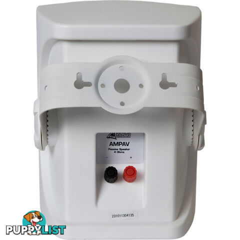 AMPAV40W WHITE 40W 3 WAY ACTIVE SPEAKER AUTO STANDBY - IR REMOTE- USB PORT