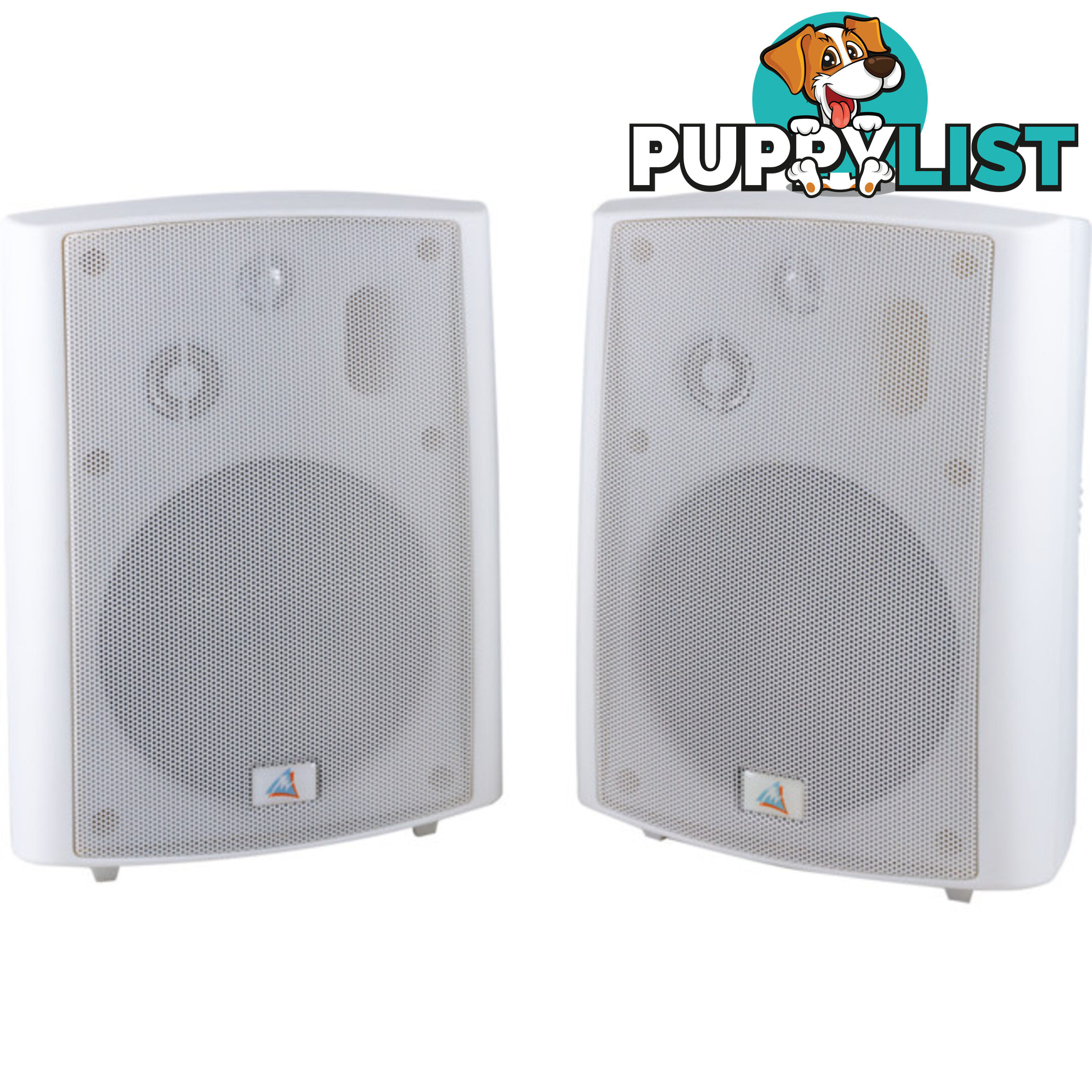 AMPAV40W WHITE 40W 3 WAY ACTIVE SPEAKER AUTO STANDBY - IR REMOTE- USB PORT