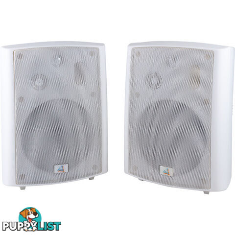 AMPAV40W WHITE 40W 3 WAY ACTIVE SPEAKER AUTO STANDBY - IR REMOTE- USB PORT