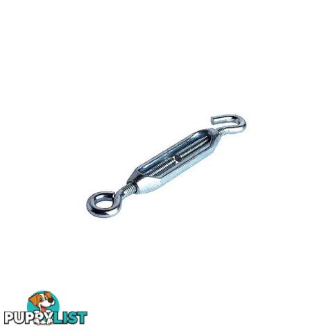 TB185 8MM 5/16" TURNBUCKLE ZINC HOOK AND EYE TB185