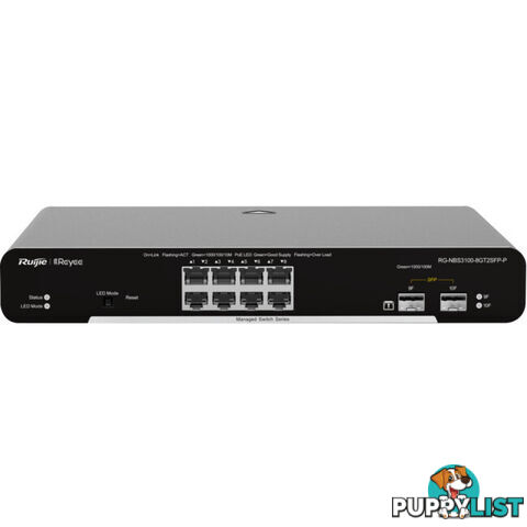 NBS31008GT-P 10-PORT GIGABIT LAYER 2 CLOUD MANAGED POE SWITCH