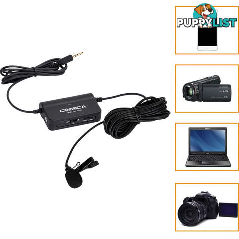 LAVV05 LAVALIER MICROPHONE 3.5MM SINGLE